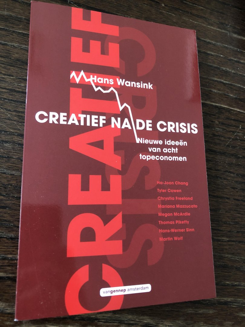 Wansink, Hans - CREATIEF NA DE CRISIS / nieuwe ideeën van acht topeconomen
