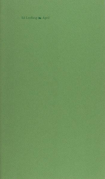 Leeflang,  Ed. - April.