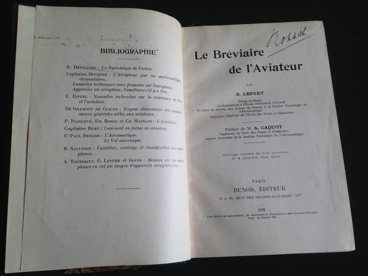 Lefort, R. - Le Bréviaire de l’Aviateur