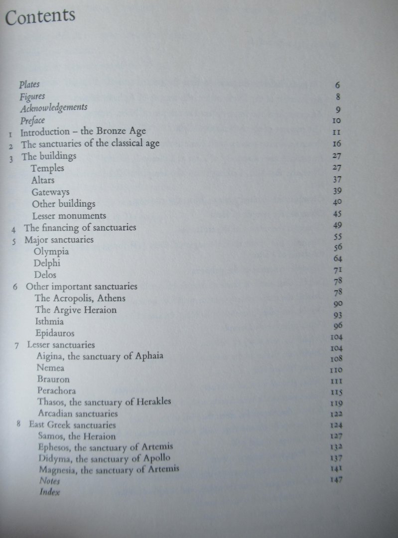 Tomlinson, R.A. - Greek sanctuaries