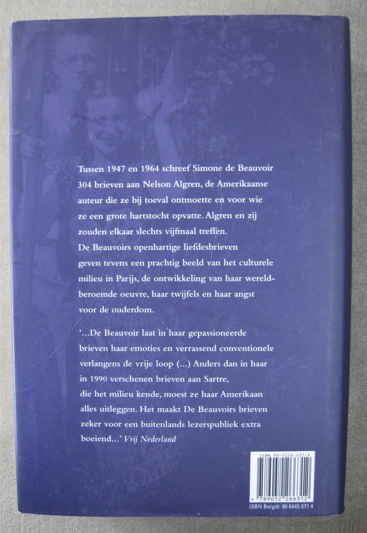 Beauvoir, S. de - Een transatlantische liefde  -  Brieven aan Nelson Algren, 1947-1964
