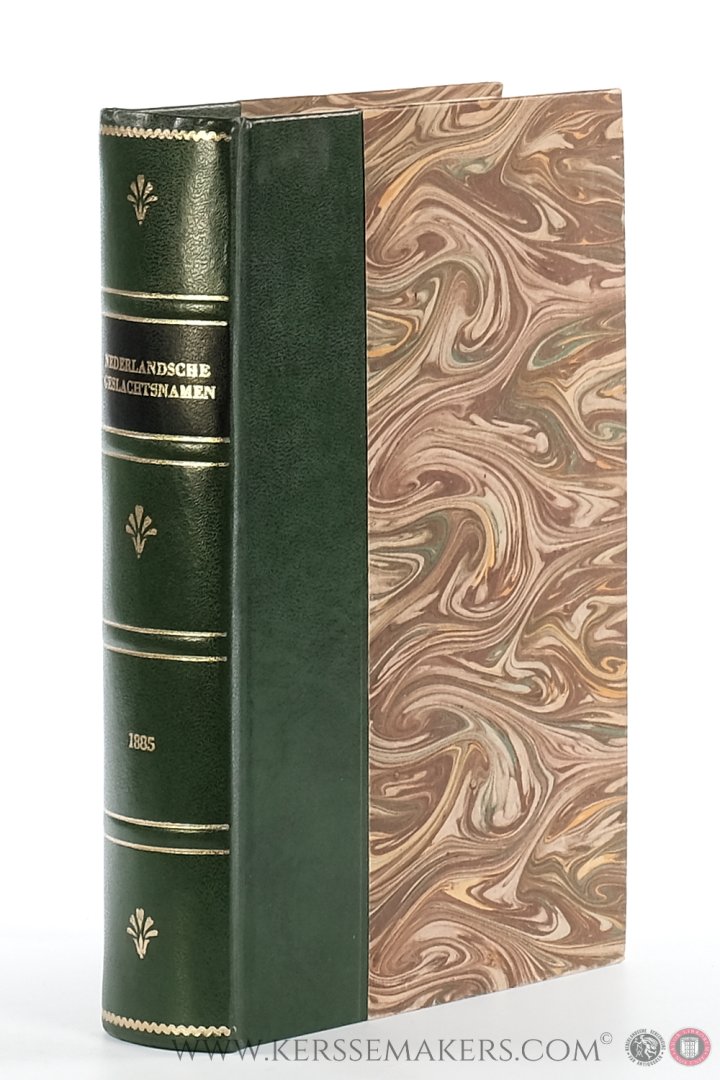 Winkler, Johan. - De Nederlandsche Geslachtsnamen in Oorsprong, Geschiedenis en Beteekenis. [ reprint of edition Haarlem, H.D. Tjeenk Willink 1885 ]