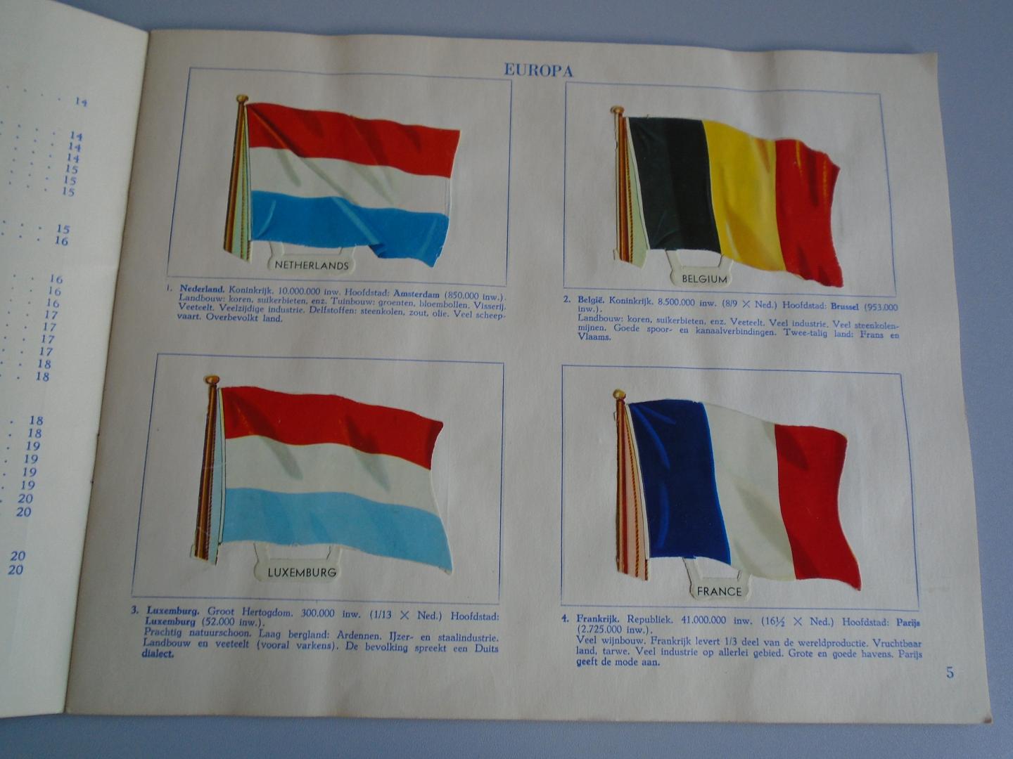 Heirman, R.J.J. - Vlaggenalbum van de gehele wereld, Deel 1 en 2, Gouda's Roem