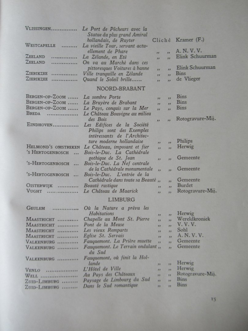 Deventer, W.P.F. - Holland - La Hollande paysage, architecture, vie populaire