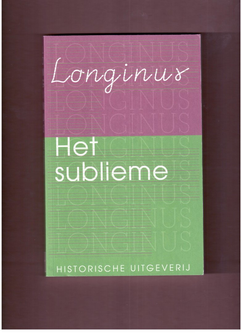 Longinus - Het sublieme