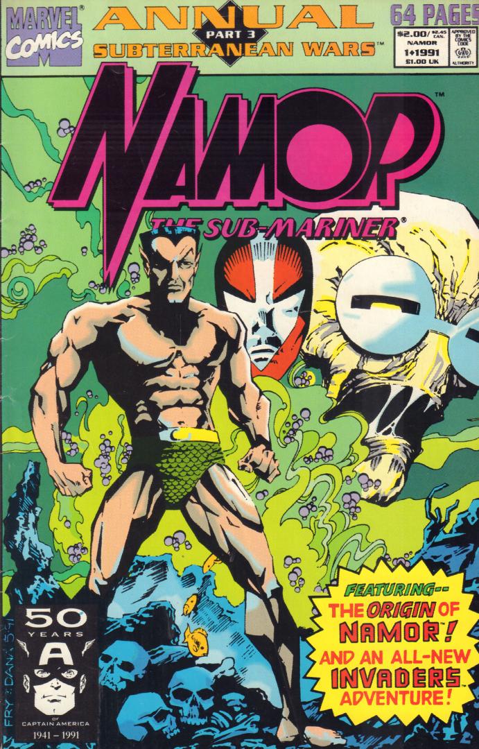 Marvel - Namor The Sub-Mariner Annual Vol. 1 # 01, Subterranean Wars part 5, geniete softcover, zeer goede staat