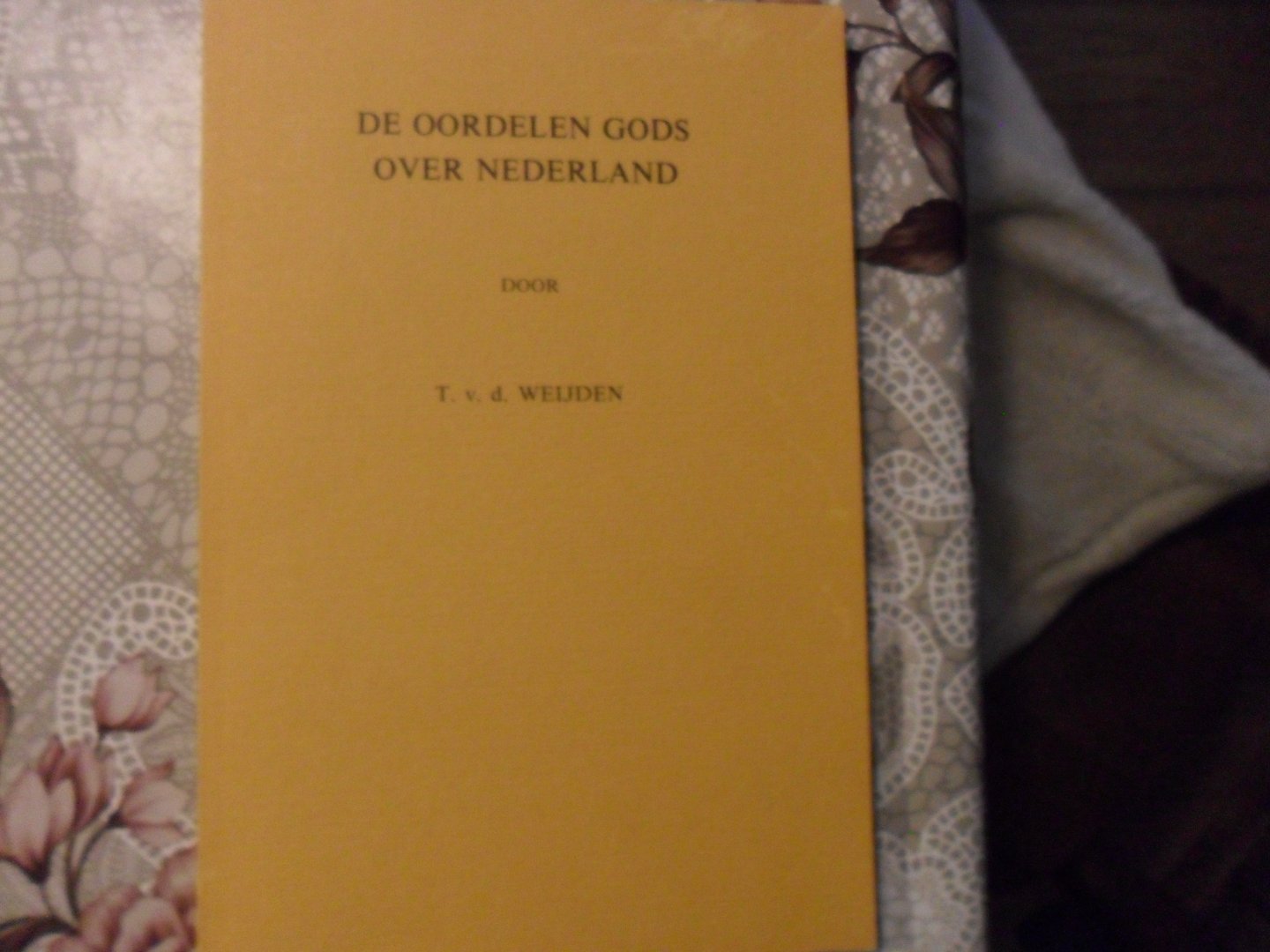 Weijden v.d. T. - De oordelen Gods over Nederland