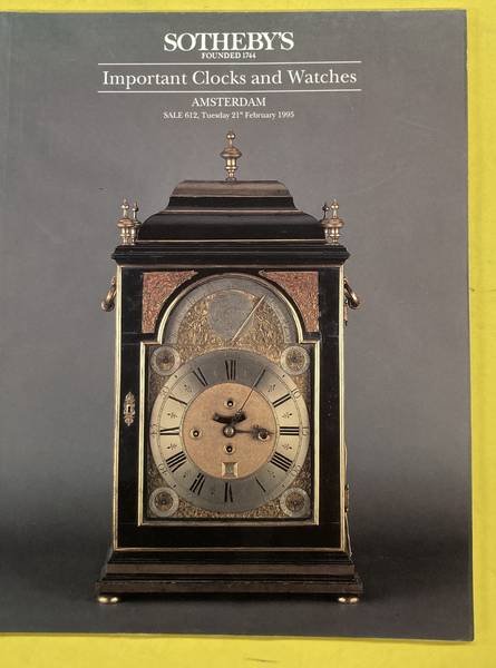 SOTHEBY'S. - Important clocks and watches including a Dutch private collection and the collection of the late L.D. Ruijsch van Dugteren.