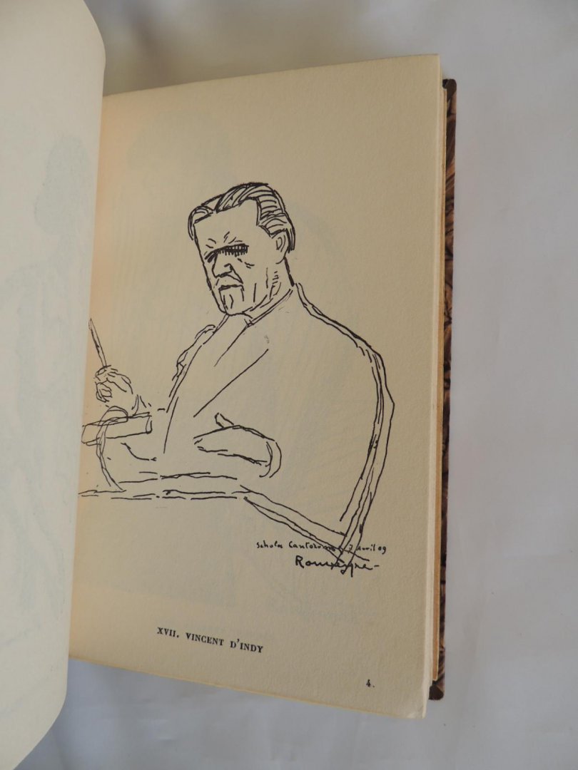 André Andre Rouveyre - pref. Remy de Gourmont - Visages des contemporains : portraits dessinés d'après le vif, 1908-1913.  Caricatures and cartoons