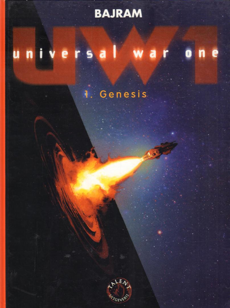 Bajram - Universal War One, deel 01 t/m 04, 4x hardcover, gave staat   01. Genesis 02. De Vruchten van de Kennis 03. Kaïn en Abel 04. De Zondvloed