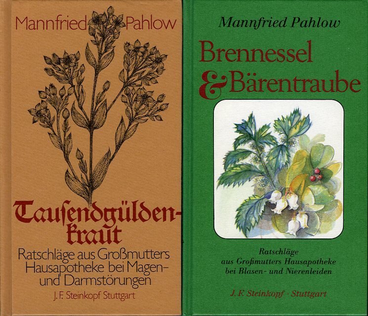 PAHLOW, Mannfried - Alte Heilkunst hochmodern. Empfehlungen aus alten Hausmittelbüchern nach neuesten Erkenntnissen kommentiert. Ratschläge aus Großmutters Hausapotheke (5 Bände im Schuber)