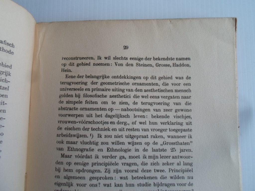 Steinmetz, Mr.S.R. - De studie der Volkenkunde