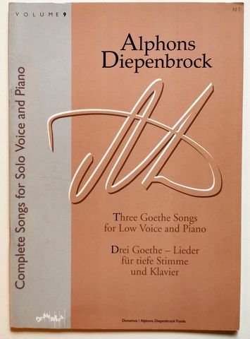 Diepenbrock, A.: - Complete songs for voice and piano. Vol. 9