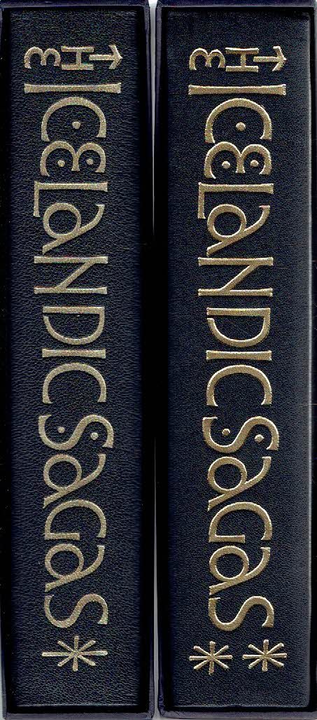 MAGNUSSON, Magnus [Ed.] - The Icelandic Sagas. Translated, edited and introduced by Magnus Magnusson. Illustrated by Simon Noyes [vol. I] and John Vernon Lord [vol. II]. - Volume I + II. - 2-volume set