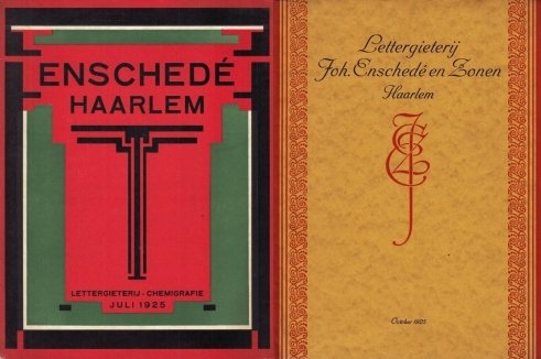 ENSCHEDÉ & ZONEN, Joh. - Maandblad Chemigrafie. 9 nummers met verschillende onderwerpen. 1924-1926.