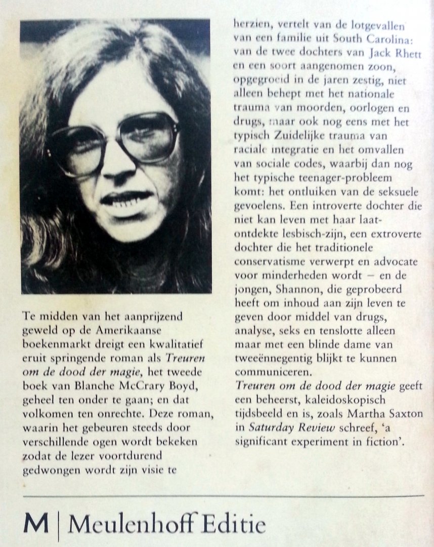 McCrary Boyd, Blanche - Treuren om de dood der magie