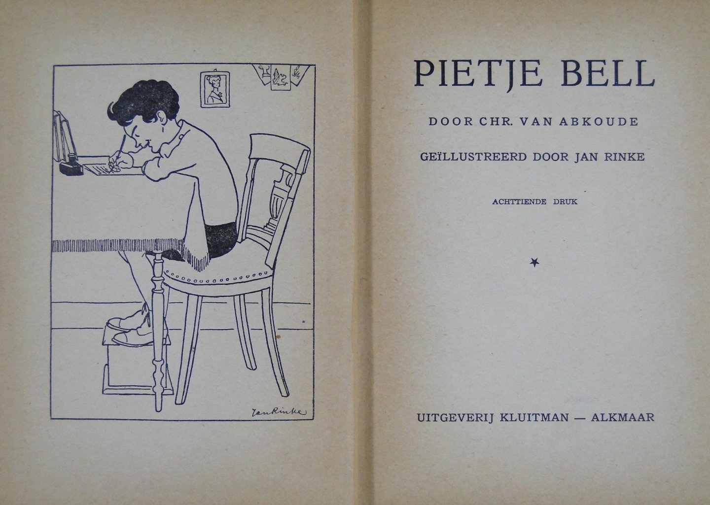 Abkoude, Chris van - Pietje Bell / geïllustreerd door Jan Rinke