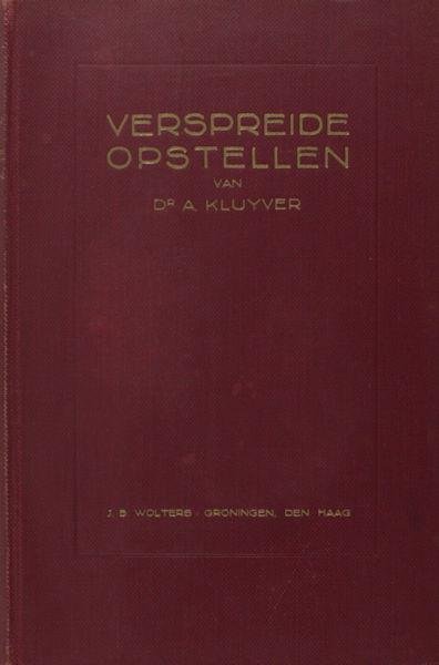 Kluyver, A. - Verspreide opstellen.