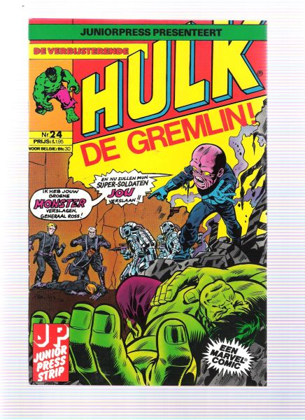  - de verbijsterde hulk deel 24-26-28-29-30-31-32-33 en 34