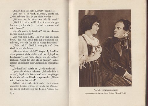 EWERS, H.H. - Der Student von Prag. Eine Idee. Mit 8 Bildern aus den gleichnamigen Filmen.