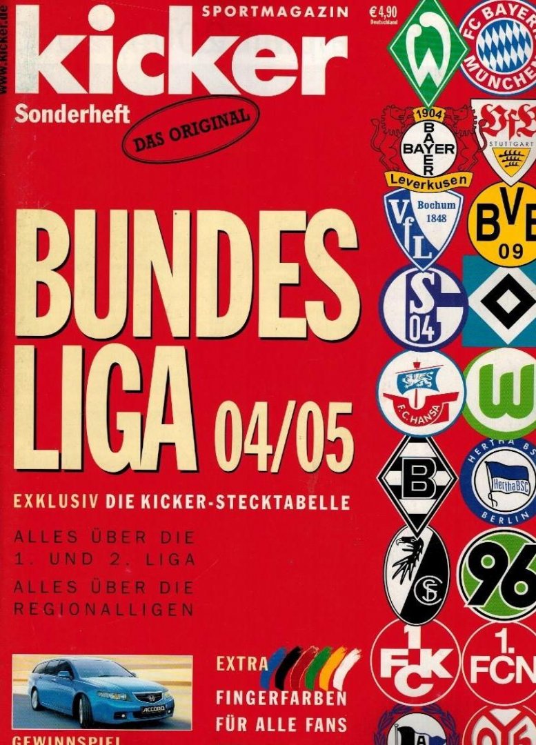 Kicker - Kicker Sonderheft: Bundesliga 2004/2005