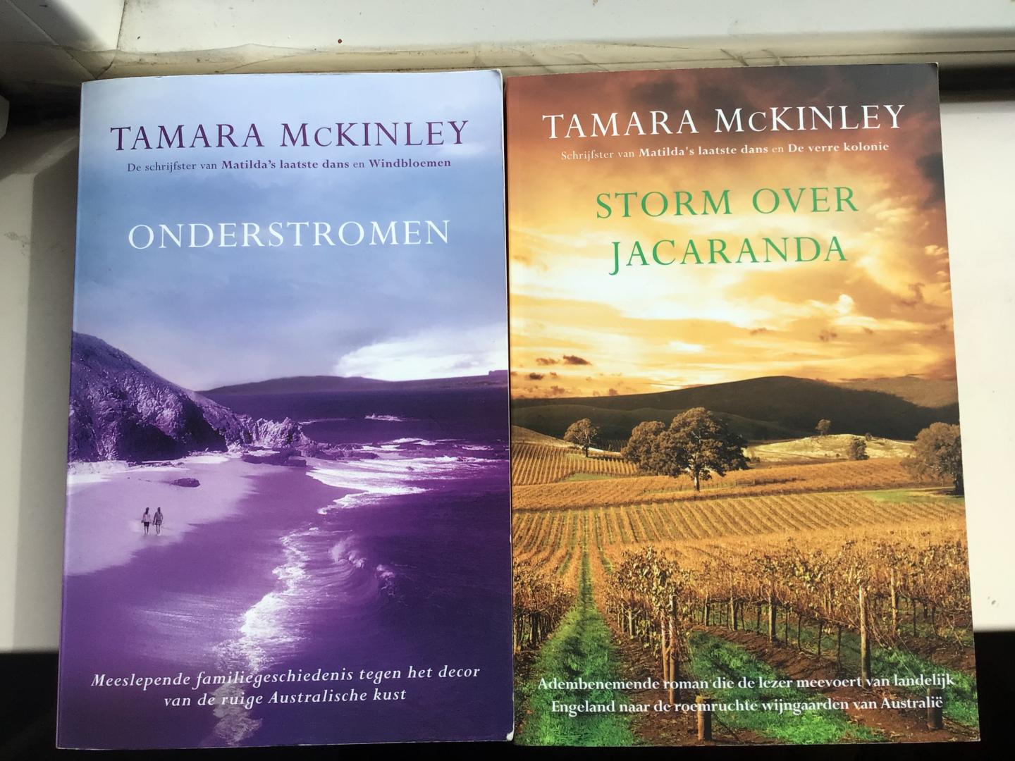 MacKinley, T. - Onderstromen; storm over jacandra;de erfgenamen van het land; de verre kolonie