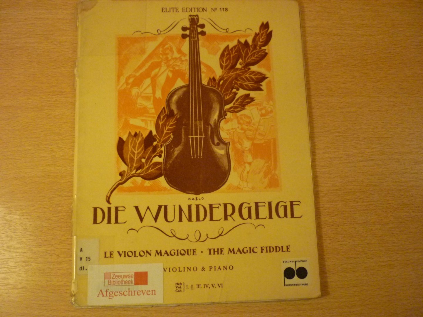 Seybold; Arthur; The magic Fiddle - The magic Fiddle; voor viool en piano; Die Wundergeige