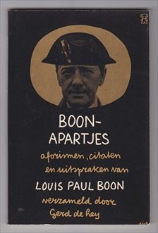 BOON, LOUIS PAUL (1912 - 1979) - Boon-apartjes. Aforismen, citaten en uitspraken van Louis Paul Boon verzameld door Gerd de Ley.
