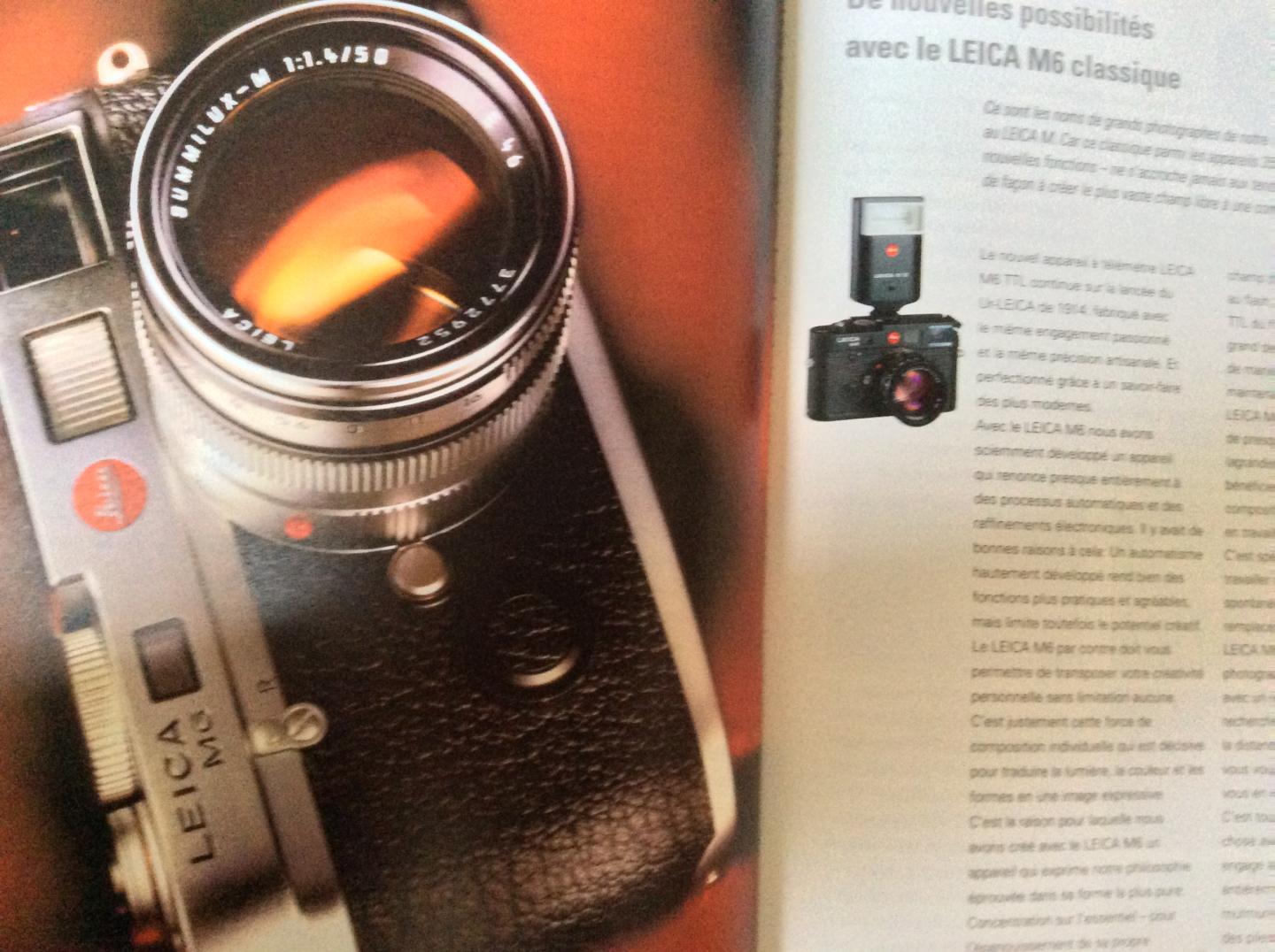  - Leica. Le programme 1913 - 1998