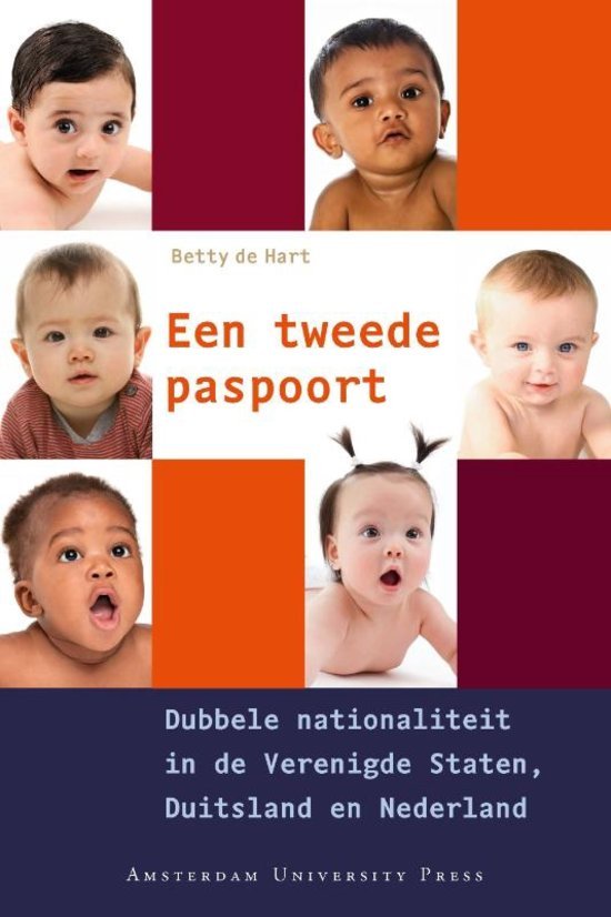 Hart , Betty de . [ isbn 9789089644442 ]  inv 2416 - Een Tweede Paspoort . ( Dubbele nationaliteit in de Verenigde Staten, Duitsland en Nederland . ) Dubbele nationaliteit is in Nederland de laatste jaren onderwerp van hevig debat. De Hart laat in deze historische en internationaal vergelijkende  -