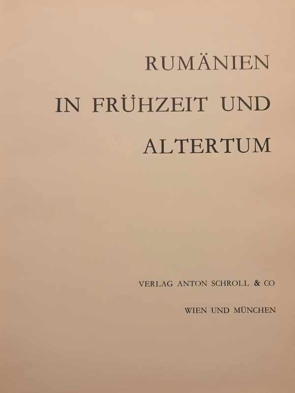 MARIN Ivan - Rumänien in Frühzeit und Altertum