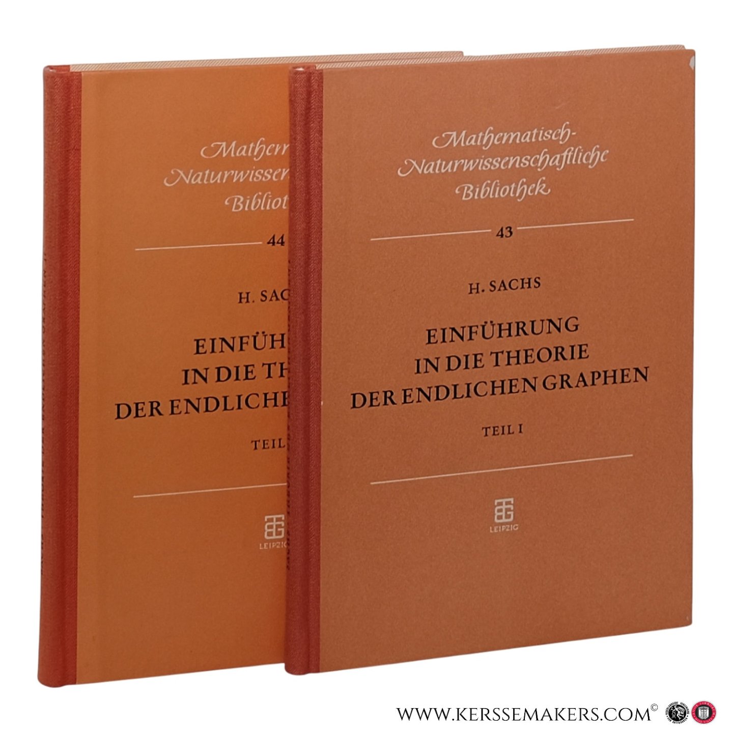 Sachs, Horst. - Einführung in die Theorie der endlichen Graphen. Teil I–II. Mit 259 Abbildungen [2 volumes].
