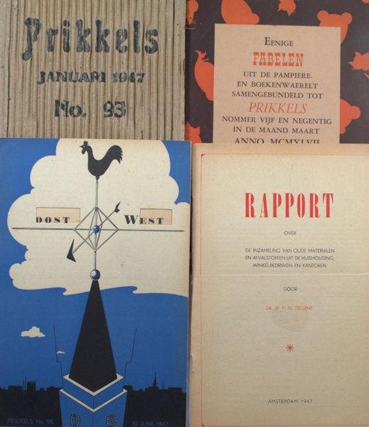 Proost Prikkels. - Nummers 93  + 95 - 96 - 99 + 101 - 104. 'Jaargang' 1947.