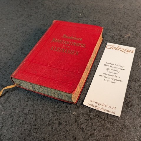 BAEDEKER, KARL, - Baedekers Konstantinopel, Balkanstaaten, Kleinasien, Archipel, Cypern. Handbuch für Reisende