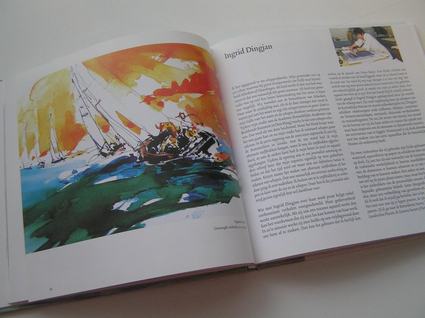 Boven  Graddy - De lokroep van de zee   50 jaar Nederlandse vereniging van Zeeschilders