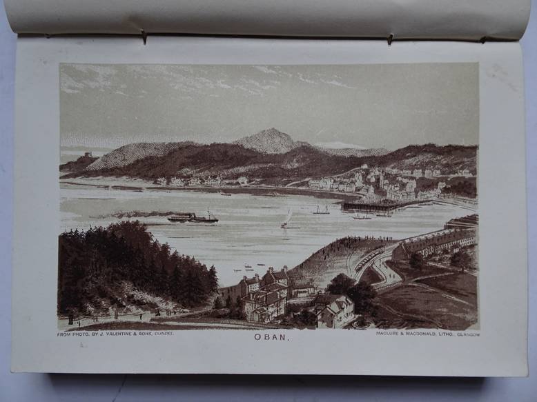 Macbrayne, David. - Summer tours in Scotland, Glasgow to the Highlands; "Royal route" (via Crinan and Caledonian Canals). With time tables and list of fares.