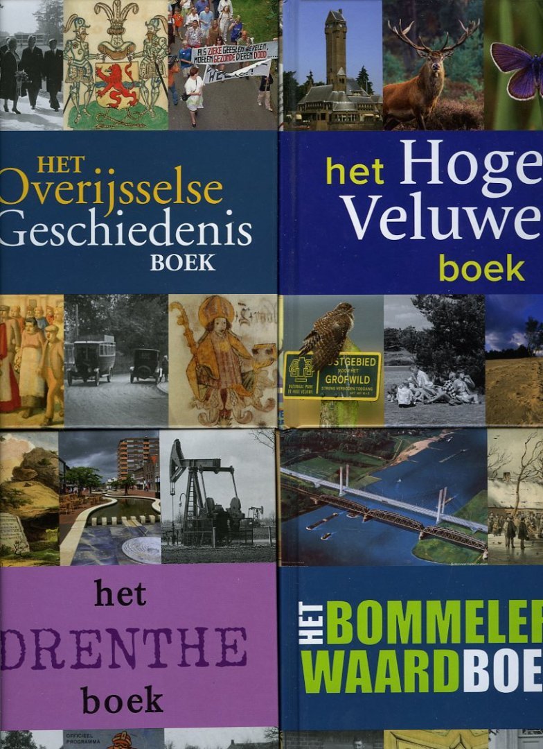 Diverse auteurs - 14 fotoboeken van Uitgeverij Waanders. Het Haagse School Boek - Het Kinder Boek - Het Gouden Eeuw Boek - Het Sinterklaas Boek - Het Hoge Veluwe Boek - Het Overijsselse Geschiedenis Boek - Het Drenthe Boek - Het Bommelerwaard Boek - Het Art Nou...