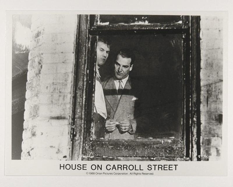 Yates, Peter (dir.) - House on Carroll Street. Set of 3 film stills featuring Jeff Daniels