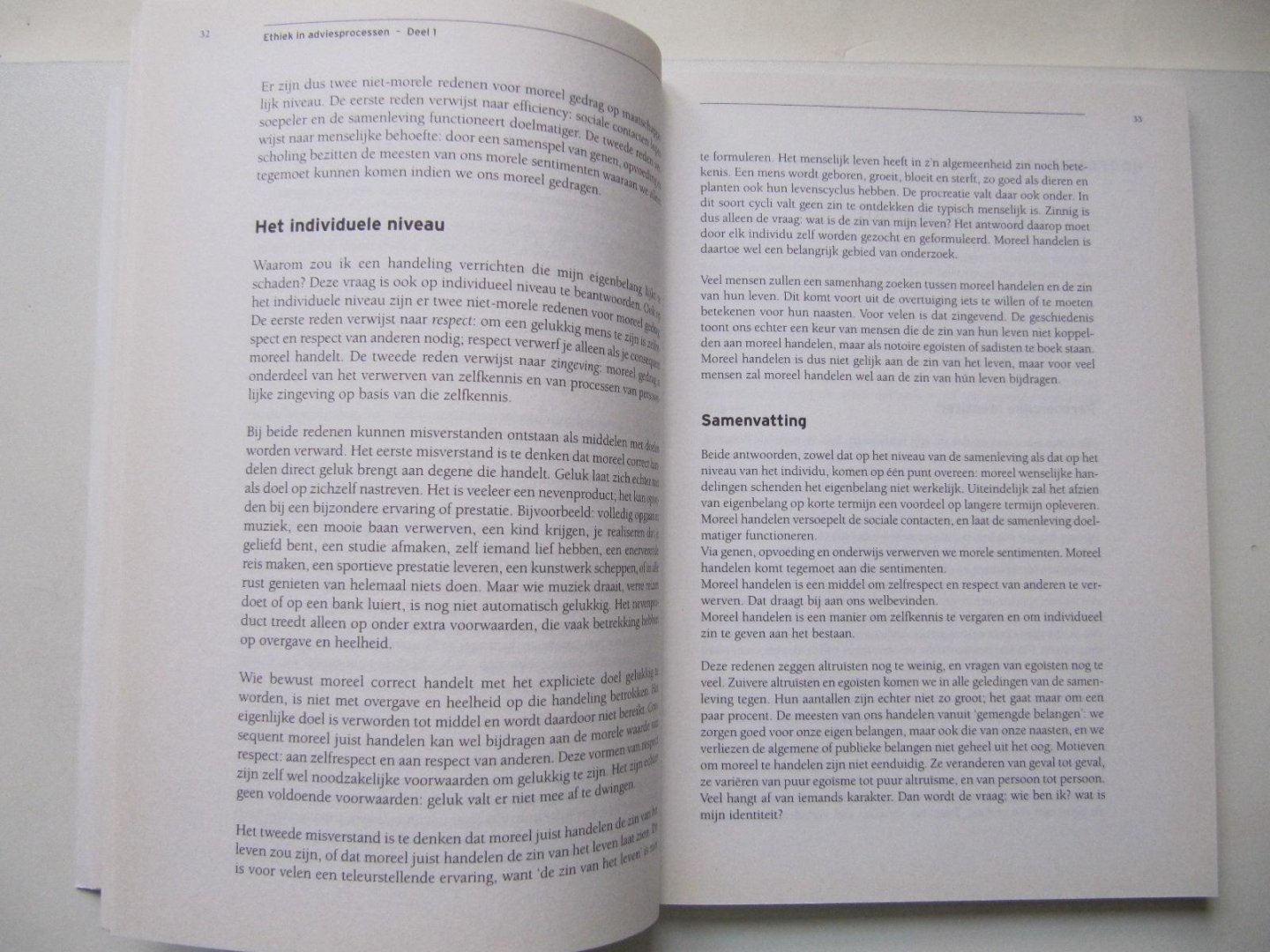 Es, R. van - Ethiek in adviesprocessen