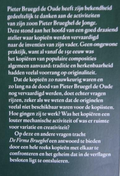 Brink, Peter van den . ./ ed. - De Firma Brueghel .