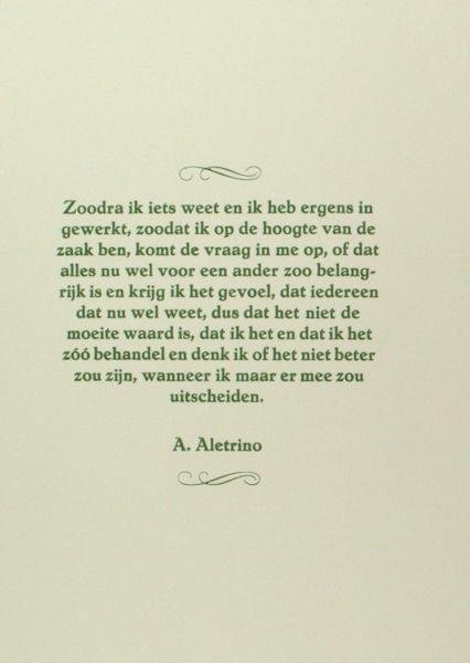 Aletrino, A., M. Emants, Multatuli + 7 anderen. - 10 tekstprenten van ca. 22 x 14,5 cm.