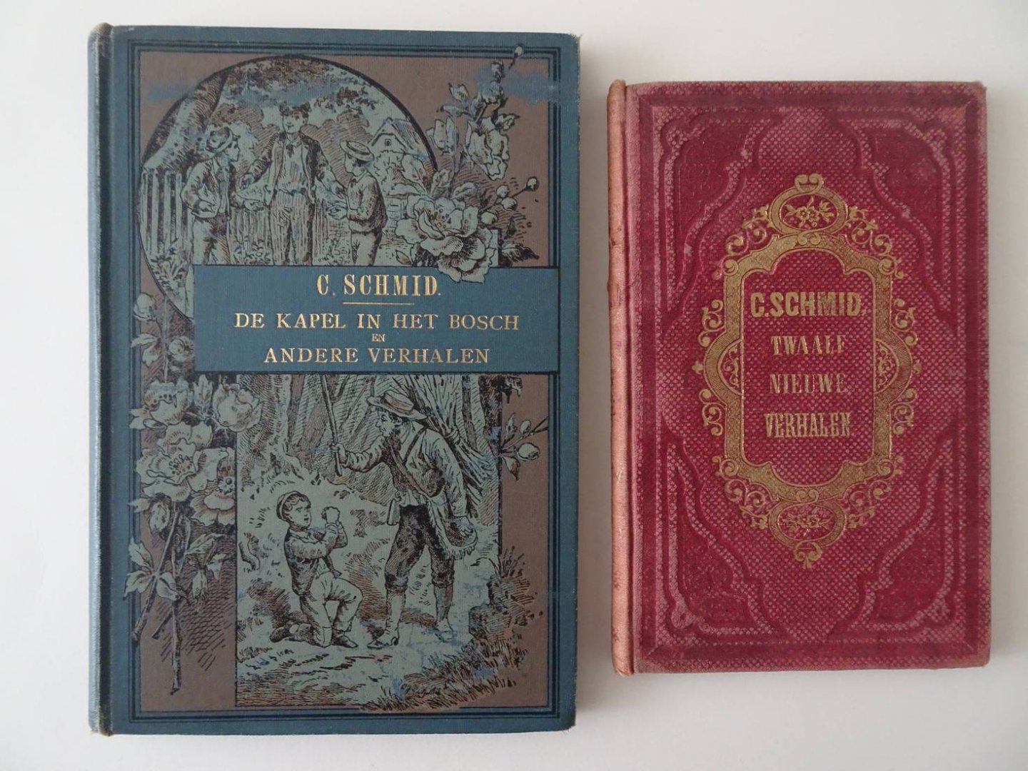 Schmid, C. - Twaalf Nieuwe Verhalen (I). Toegevoegd van dezelfde auteur: De kapel in het bosch en andere verhalen (II).