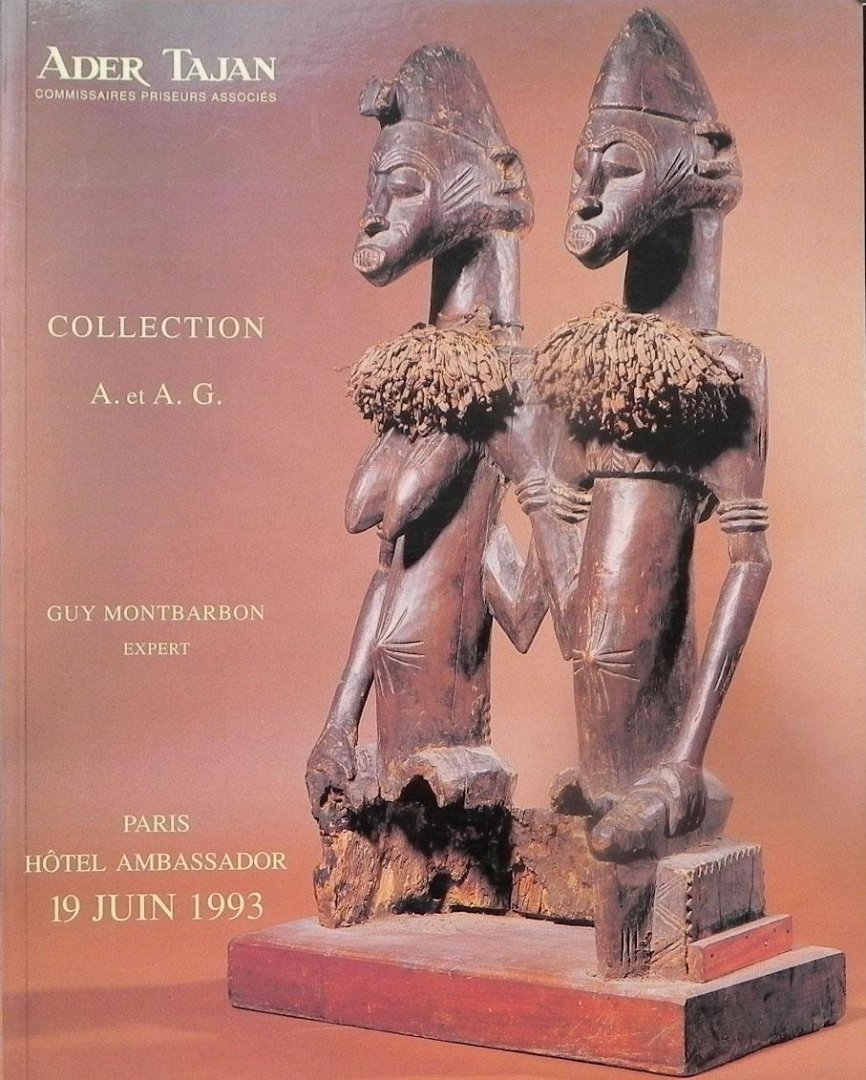Ader Tajan.Expert; Guy Montbarbon. - Art Africain. Collection A. et A. G. 19-VI-1993