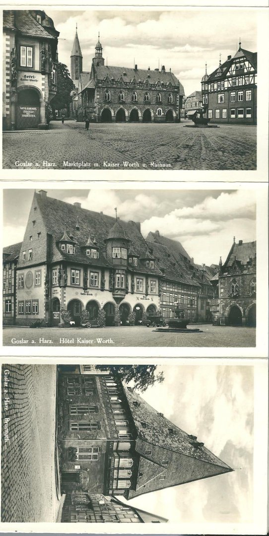 Anoniem - Oud souvenir album: 10 Original-Aufnahmen von Goslar in Harz : in echter Photographie