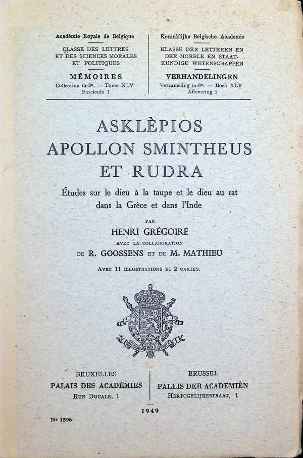 Henri Grégoire - Asklèpios Apollon Smintheus et Rudra