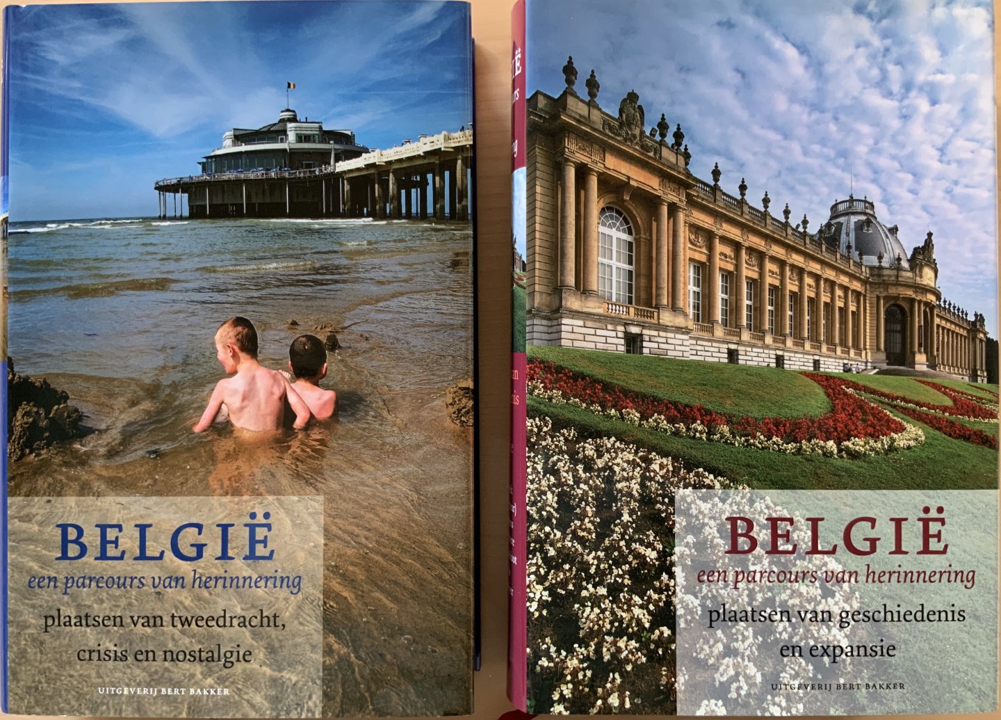 Tollebeek, Jo (hoofdredacteur) - Belgie, een parcours van herinnering Deel 1 en 2 samen.