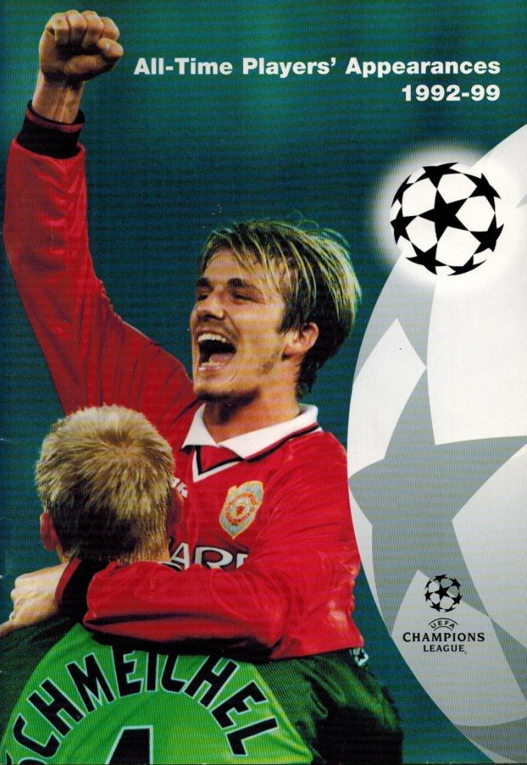 Ahlstrom, Frits - All-Time Players Appearances 1992-99 -UEFA Champions League