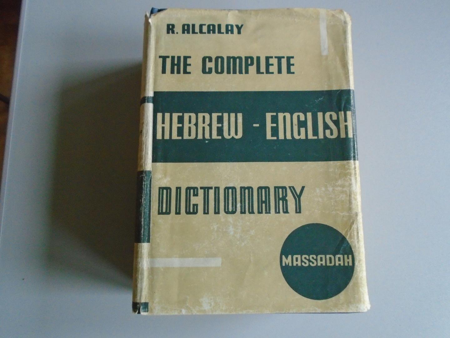 Alcalay, R. - The Complete Hebrew - English Dictionary