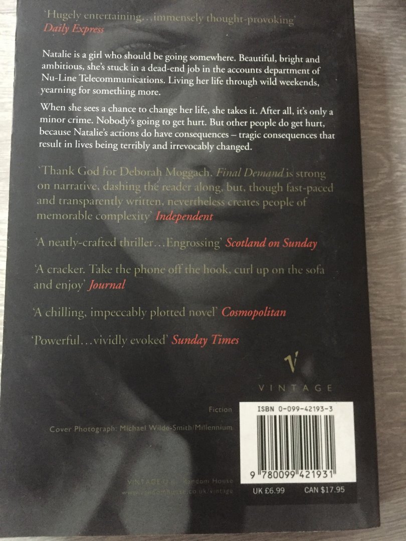 Moggach, Deborah - Final Demand