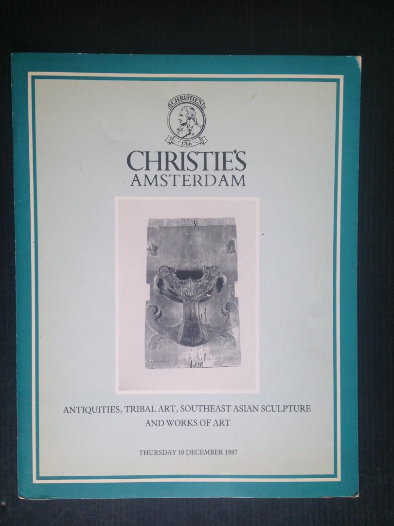 Catalogus Christie?s - Antiquities, Tribal Art, Southeast Asian Sculpture and Works of Art
